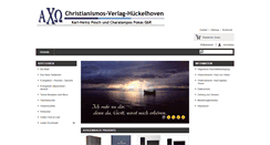 Desktop Screenshot of christianismos-verlag.de